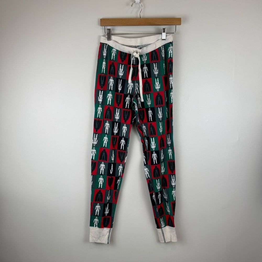 Hanna Andersson Stars Wars Dark Women's Long John Pajama Pant Size Small 80120